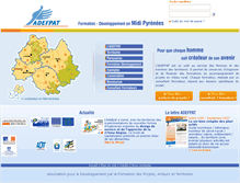 Tablet Screenshot of adefpat.fr